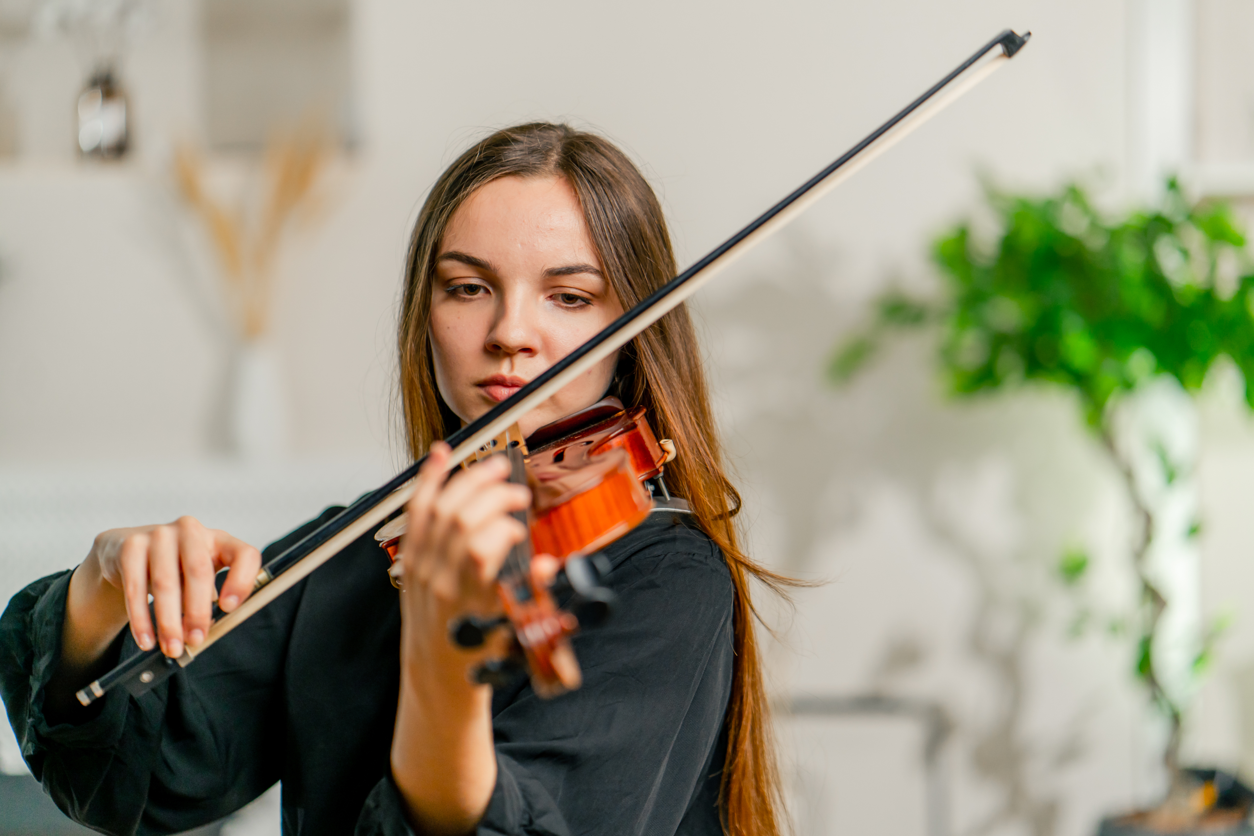 Violoniste en performance